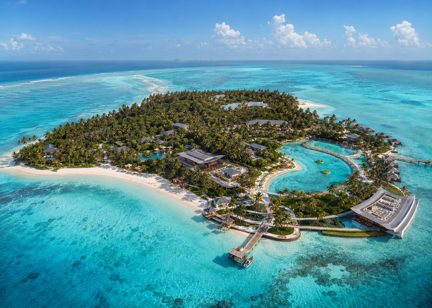 A concept-ready private-island resort under the resort asset type, focused on guest experience, destination character, operational clarity and premium marketing. ArchVant can visualize the project from early vision through investor, approval, launch and stakeholder presentation stages.
