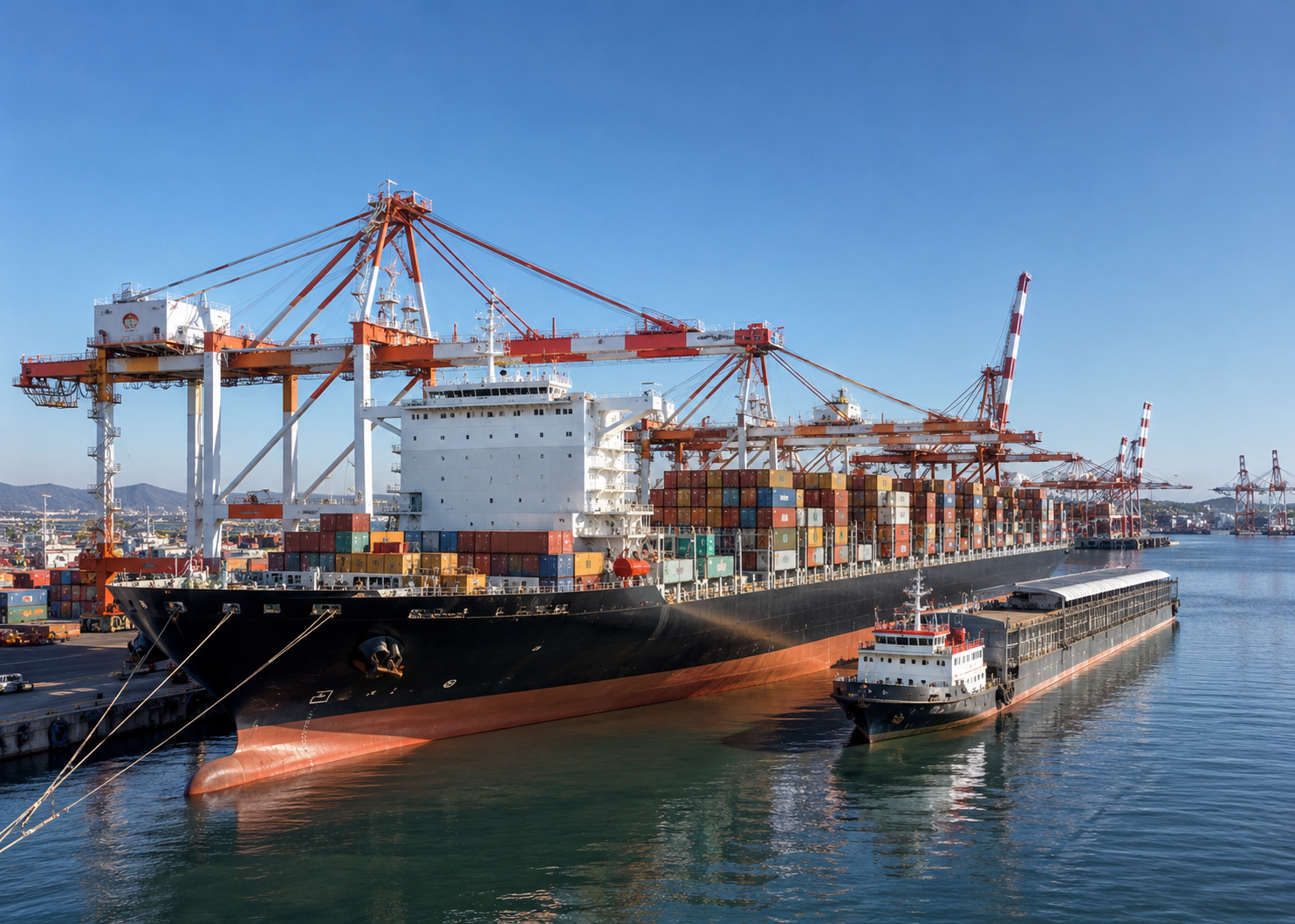 A concept-ready international seaport under the port, seaport and marina asset type, visualized to explain engineering scale, movement, operations, connectivity and public benefit. ArchVant can visualize the project from early vision through investor, approval, launch and stakeholder presentation stages.